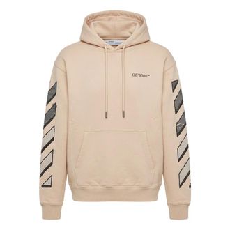Off-white Heren, Sweatshirts & Hoodies, Beige, Maat: XS Katoen