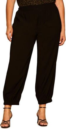 Sanctuary Micro Balloon Pants in Black at Nordstrom, Size 1X