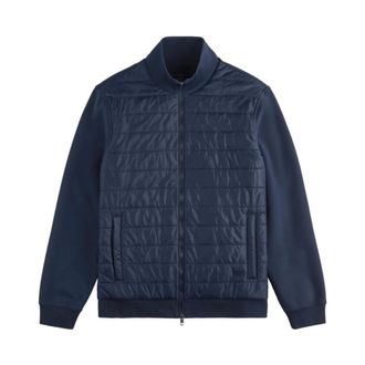 Fay Light Jackets, male, Blue, Size: XL Quilted Jacket