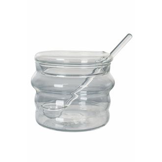 Villa D'Este Home Tivoli Azucarero con tap&oacute;n de vidrio borosilicato 250 ml