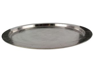 Schubiger M&ouml;bel Tablett Meron Vernickelt D: 70 cm