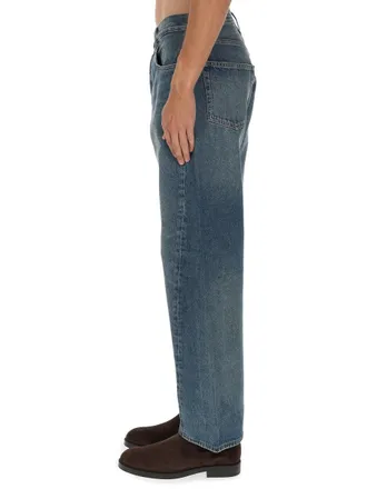 Sunflower Wide Twist Jeans - Blue