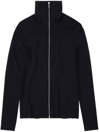 Closed Zip Cardigan Turtleneck Clothing