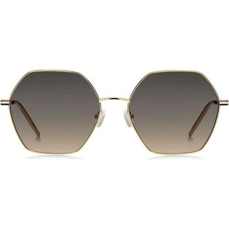 BOSS 57mm Gradient Geometric Sunglasses in 0J5G-Pr at Nordstrom Rack