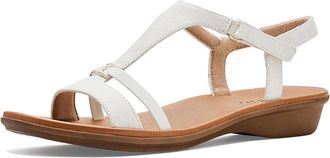 Naturalizer Sofia Womens Sandals Warm White Canvas : 6.5 W (C), Synthetic