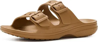 Crocs Classic Saturday Sandals, Slides Mens Slide Shoes Umber : 11 M, Synthetic