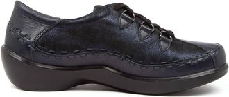 Ziera Womens Allsorts Shoe - Wide In Navy Swirl Leather