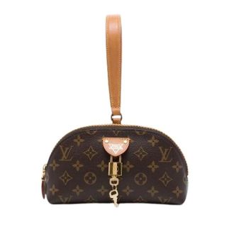Louis Vuitton Pre-owned Monogram Canvas Clutch - Dames - Pre-owned - Bruin - Maat: ONE Size Leer