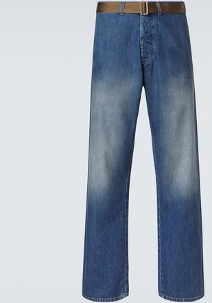 Plan C Jeans rectos con cintur&oacute;n