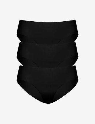 Commando Cotton Bikini 3-Pack in Black at Nordstrom, Size Large/x-Large