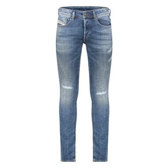 Diesel Skinny Jeans, male, Blue, Size: W29 Sleenker-X Jeans