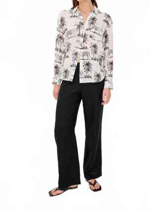 Rails Charli Long Sleeve Shirt In White