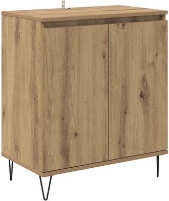 vidaXL Vitrina Roble artesanal 60 x 35 x 70 cm Madera contrachapada vidaXL