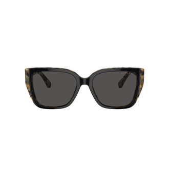 Michael Kors 0mk2199 Oversized Tortoiseshell Sunglasses with Gold Accents