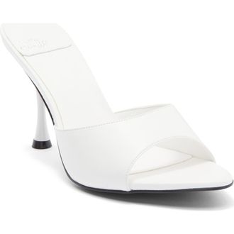 Jeffrey Campbell Agent Slide Sandal in White Gloss at Nordstrom, Size 6.5