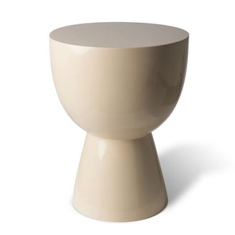 Pols Potten Tip Tap Hocker, H 46 cm, beige