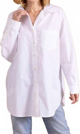 Le Marais Beaufort Button Down Shirt In White