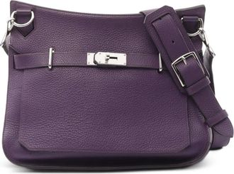Hermès Borsa a spalla Jypsiere 34 2012 - Viola