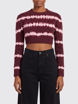Balenciaga T-Shirt Woman color Burgundy
