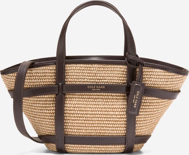 Womens Key West Tote Crossbody Bag - Brown