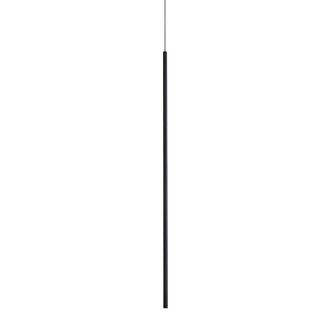 Netlighting Look 100cm Slim Pendant Ceiling Light Black 1x LED 220lm 3000K