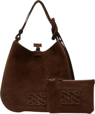 Casadei Vandome Tas - Dames - Handtassen - Bruin - ONE Size - Leer - Tassen