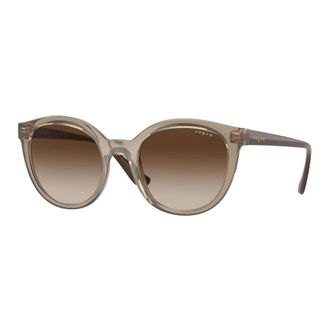 Vogue Sunglasses, female, Beige, 50 MM, Brown Shaded Sunglasses