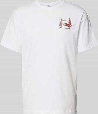 The North Face Relaxed Fit T-Shirt mit Logo-Print in Weiss, Gr&ouml;&szlig;e XXL