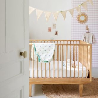 La Redoute Interieurs Hoeslaken babybed, effen katoen, Scenario
