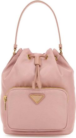 Prada Pink Re-Nylon Duet Bucket Bag