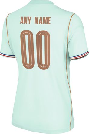Nike FFF 2026 Stadium Away Nike Womens Dri-FIT Soccer Replica Custom Jersey By You in White | NN203939029-CUS