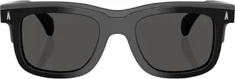 Moncler Claro Dark Grey Square Unisex Sunglasses ME6004 300187 51