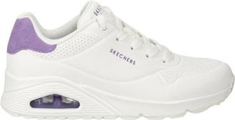 Skechers Fitness, Dames, Wit, 36 EU, Su&egrave;de, Uno - Pop Back