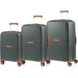 Champs Luggage Vintage Aura / 3-Piece Luggage Set / Black
