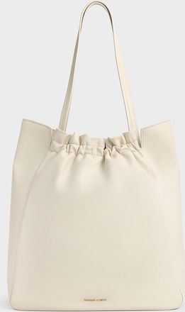 Charles & Keith Brigette Ruched Tote Bag