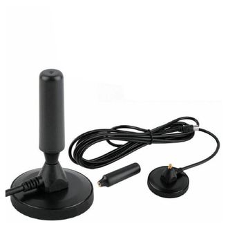 Trade Shop Trade Shop - Antenna Portatile Dvb-t Tv 3.5 Db Portatile Per Auto Camper Calamitata Cavo 3,5m