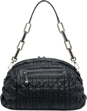 Dior Pre-owned Shoulder Bags, female, Black, Size: ONE SIZE Pre-owned Shoulder Bag