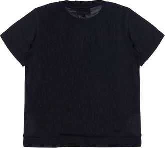 Emporio Armani Boys T-Shirt With Blue Logo Cotton T-Shirts And Polos