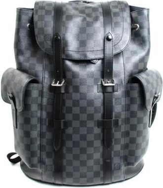 Louis Vuitton Pre-owned Damier Graphite Rugzak - Heren - Vintage Rugzakken - Grijs - ONE Size - Vintage