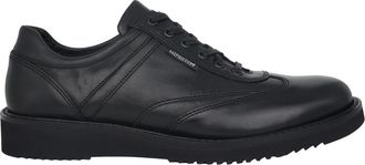 Mephisto Handgemaakte Veterschoen - Heren - Sneakers - Zwart - 44 1/2 EU - Leer - Schoenen