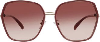 Guess Brown Butterfly Ladies Sunglasses GF0407 66F 59