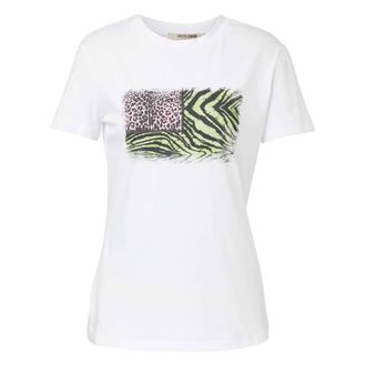 Roberto Cavalli Flag Animalier Print T-Shirt, Size X-Small