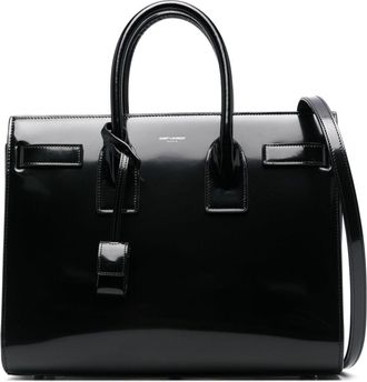 Saint Laurent small Sac de Jour tote bag - women - CALFSKIN/Calf Leather - One Size - Black
