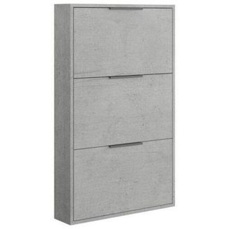 OEM Scarpiera 3 Ribalte Slim Cm. 65x15x105 H Cemento