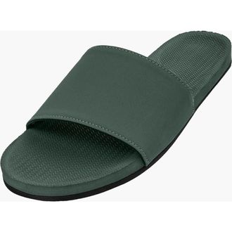 indosole Responsibly-Made Tire Sole Slide Sandals in Leaf at Nordstrom, Size 11