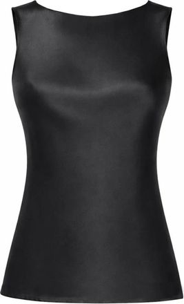Nina Ricci Top sin mangas con cuello barco - Tops - Mujer - Negro - S