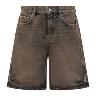 Represent Denim Shorts, male, Brown, Size: W34 Denim Short