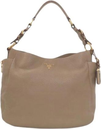 Prada Pre-owned Shoulder Bags, female, Brown, Size: ONE SIZE Pre-owned Tote bag