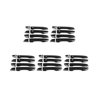 OEM 40 Cubiertas Para Manijas De Puertas Con Volante A La Derecha Para Modelos De D&eacute;cima Generaci&oacute;n (2016-2019), Fabricadas En Fibra, Accesorios Exteriore
