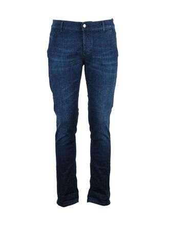 Dondup Deep Blue Konor Skinny-Leg Stretch Jeans